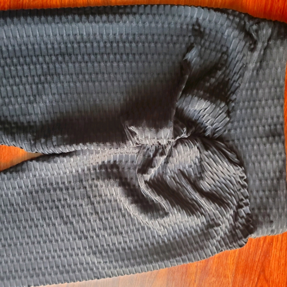 Honeycomb scrunch bottom leggings